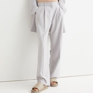 H&M conscious choice gray wide-cut pants
